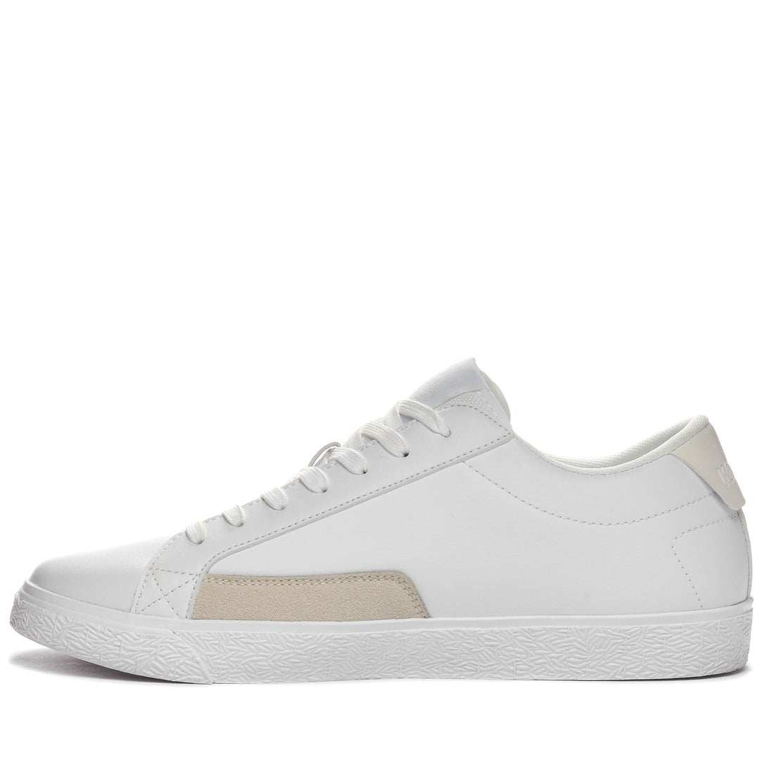 Sneakers Man LOGO ASTRID 3 Low Cut WHITE-WHITEOFF Dressed Side (jpg Rgb)		