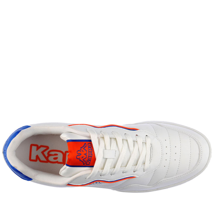 Sneakers Unisex LOGO REENA Low Cut WHITE-BLUE Dressed Back (jpg Rgb)		