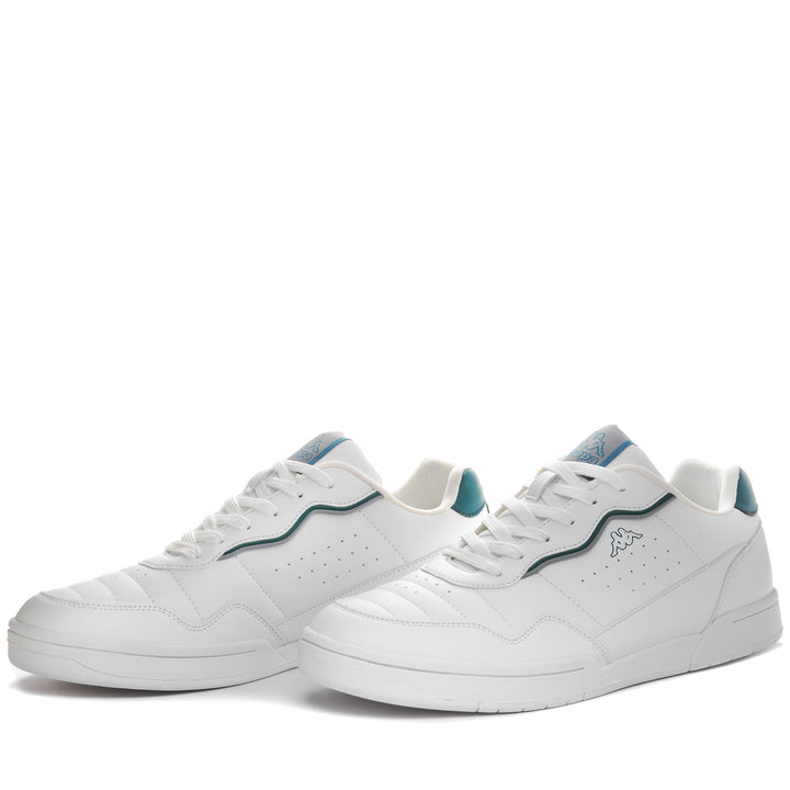 Sneakers Unisex LOGO REENA Low Cut WHITE-GREEN DK Detail (jpg Rgb)			