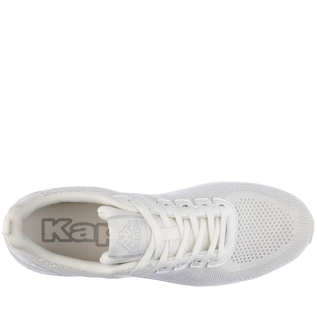 Sneakers Unisex LOGO ROSTIE Low Cut WHITE-GREY LT Dressed Back (jpg Rgb)		