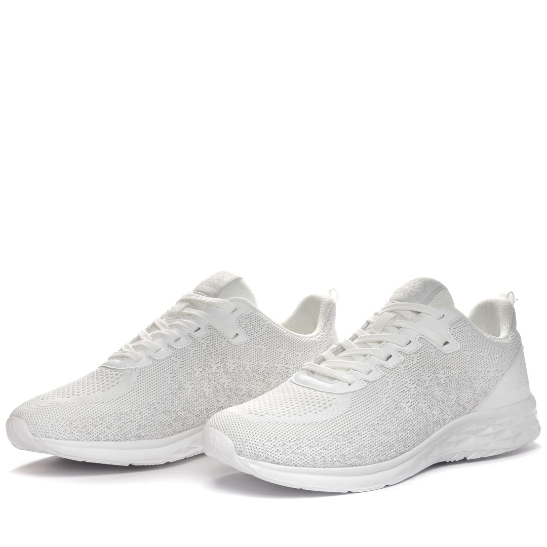 Sneakers Unisex LOGO ROSTIE Low Cut WHITE-GREY LT Detail (jpg Rgb)			