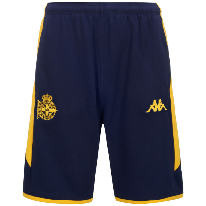 Shorts Man ALOZIP 7 DEPORTIVO Sport Shorts BLUE MARINE-YELLOW Photo (jpg Rgb)			