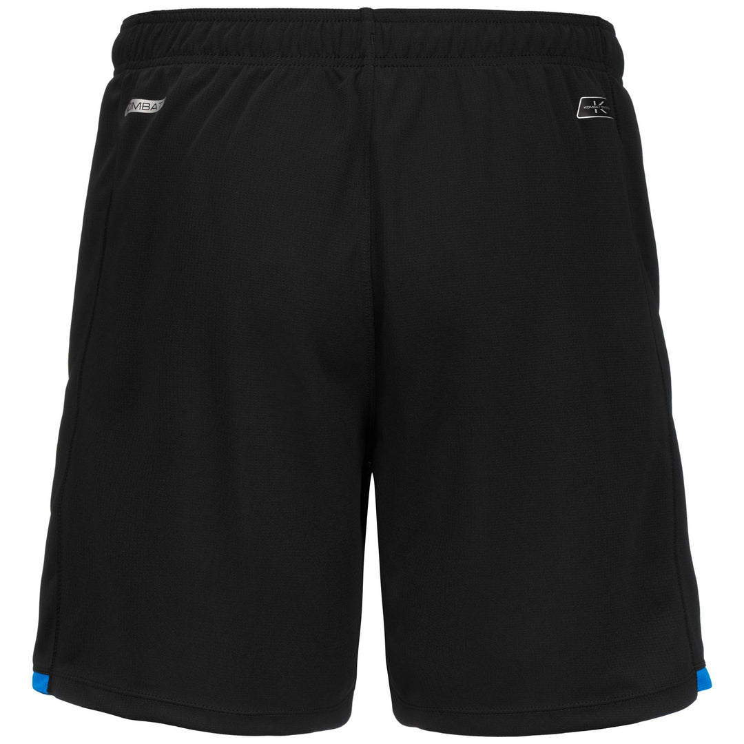 Shorts Man KOMBAT RYDER DEPORTIVO Sport Shorts BLACK-BLUE ROYAL Dressed Side (jpg Rgb)		