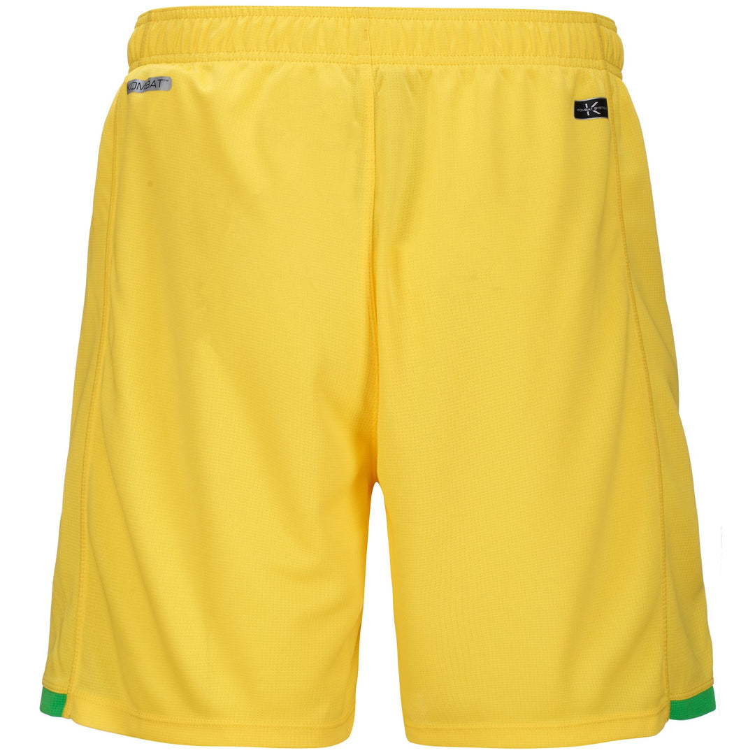 Shorts Man KOMBAT RYDER DEPORTIVO Sport Shorts YELLOW-GREEN Dressed Side (jpg Rgb)		