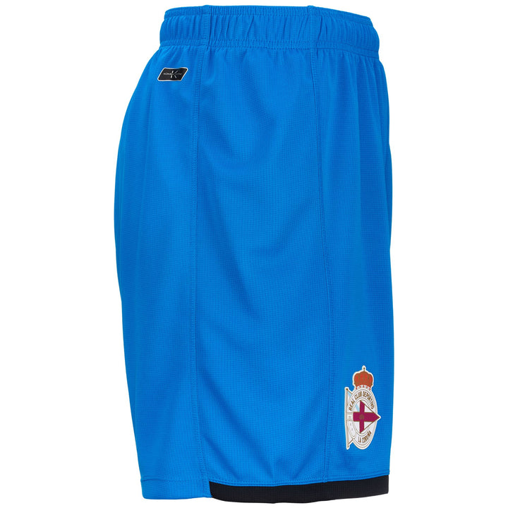 Shorts Man KOMBAT RYDER DEPORTIVO Sport Shorts BLUE ROYAL-BLACK-ORANGE Dressed Front (jpg Rgb)	