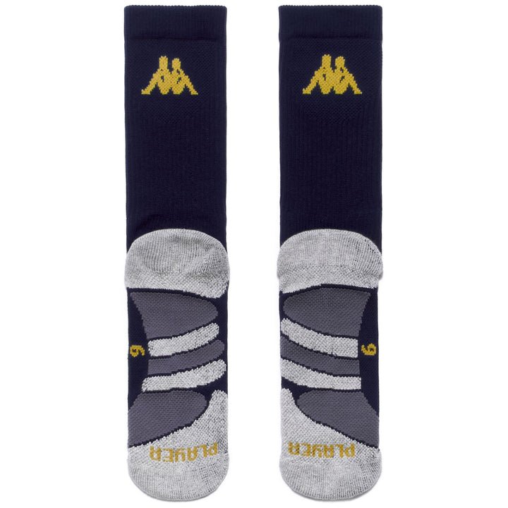 Socks Man SPOXS DEPORTIVO 1PACK Quarter High Sock BLUE MARINE Dressed Side (jpg Rgb)		