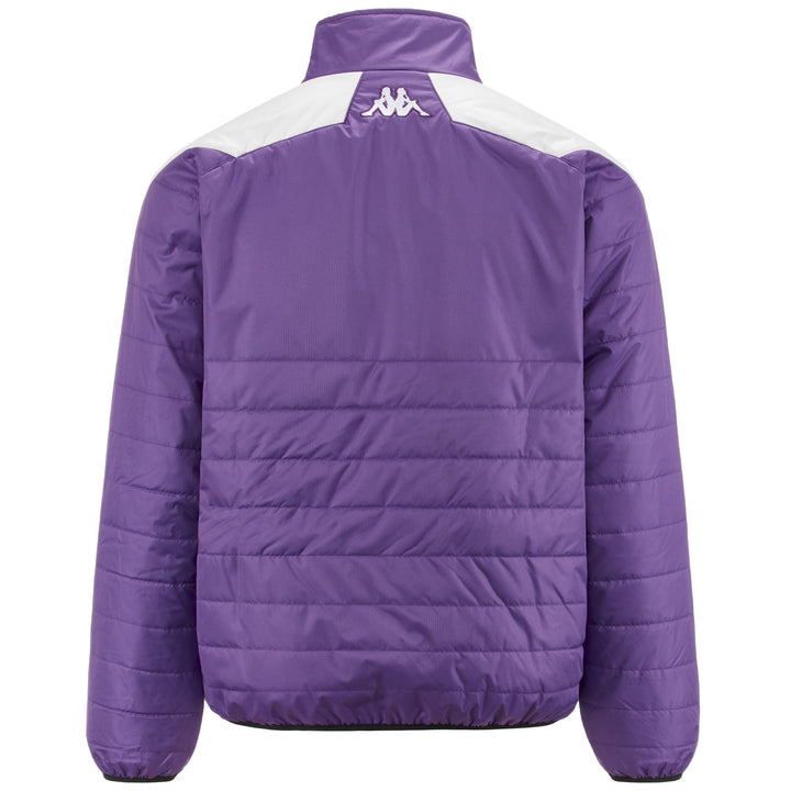 Jackets Man ARSECO 7 VALLADOLID Mid BRIGHT VIOLET - WHITE Dressed Side (jpg Rgb)		