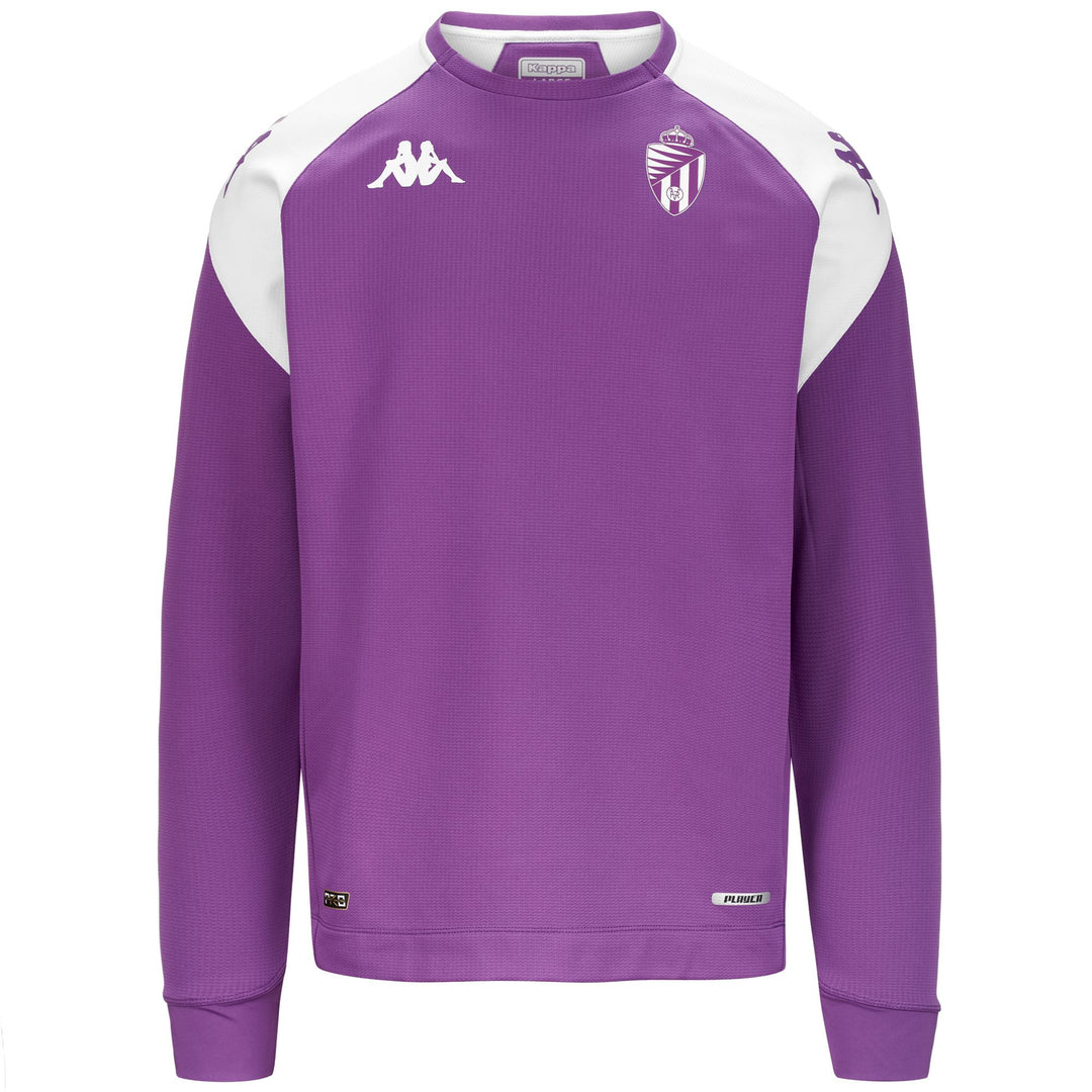 Fleece Man ALDREN PRO 7 VALLADOLID Jumper BRIGHT VIOLET - WHITE Photo (jpg Rgb)			