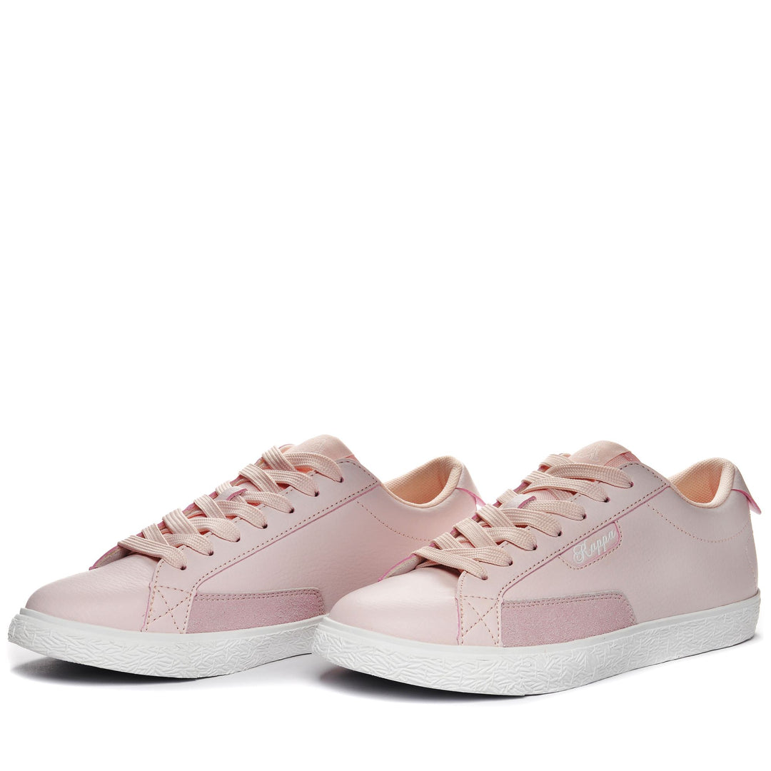 Sneakers Woman LOGO ASTRIDW Low Cut PINK LT-WHITE Detail (jpg Rgb)			