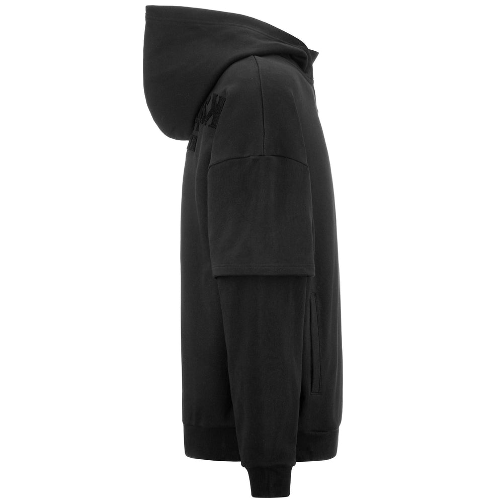 Fleece Man AUTHENTIC PREMIUM PIZOR Jumper BLACK Dressed Front (jpg Rgb)	