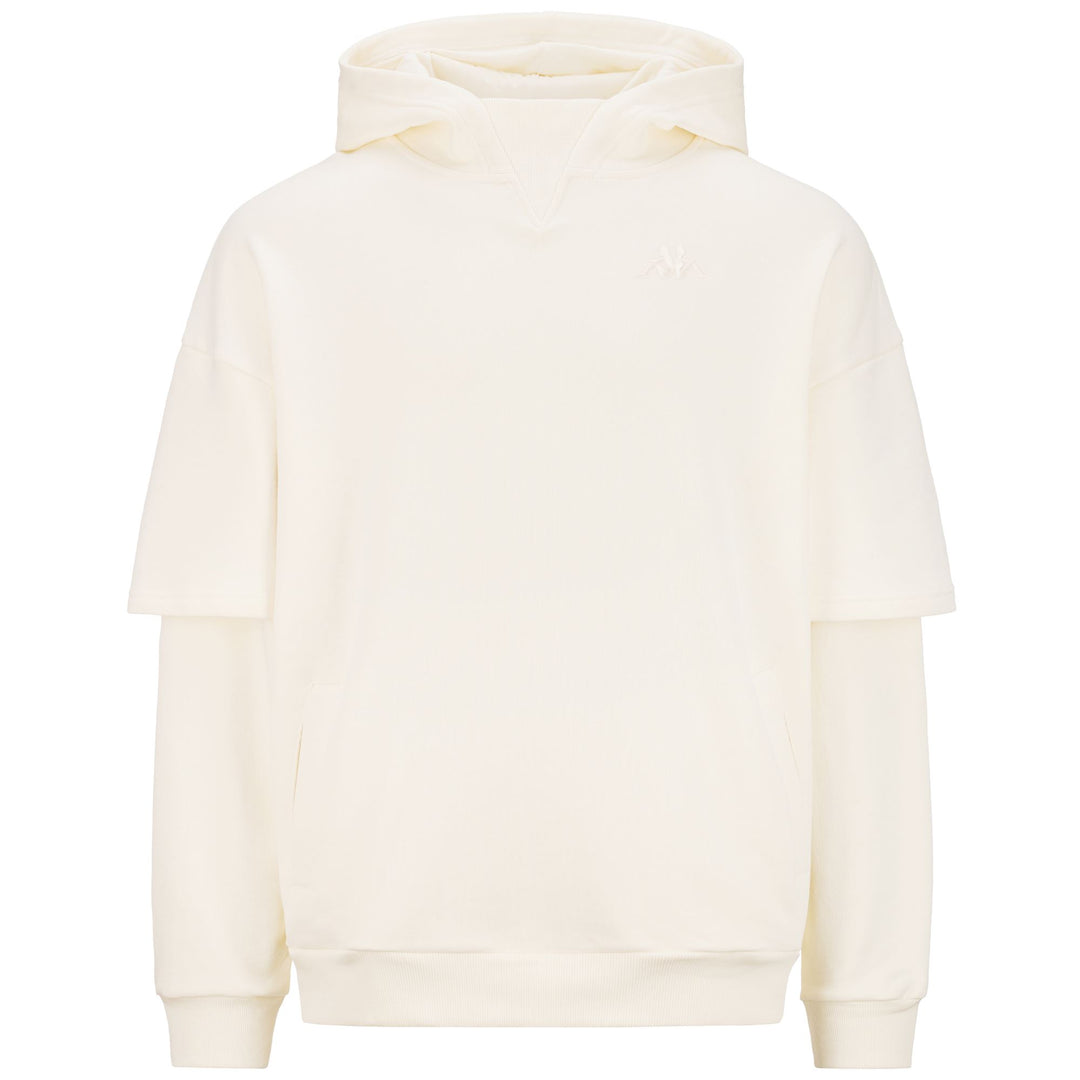 Fleece Man AUTHENTIC PREMIUM PIZOR Jumper WHITE WHISPER - PINK EGGNOG Photo (jpg Rgb)			