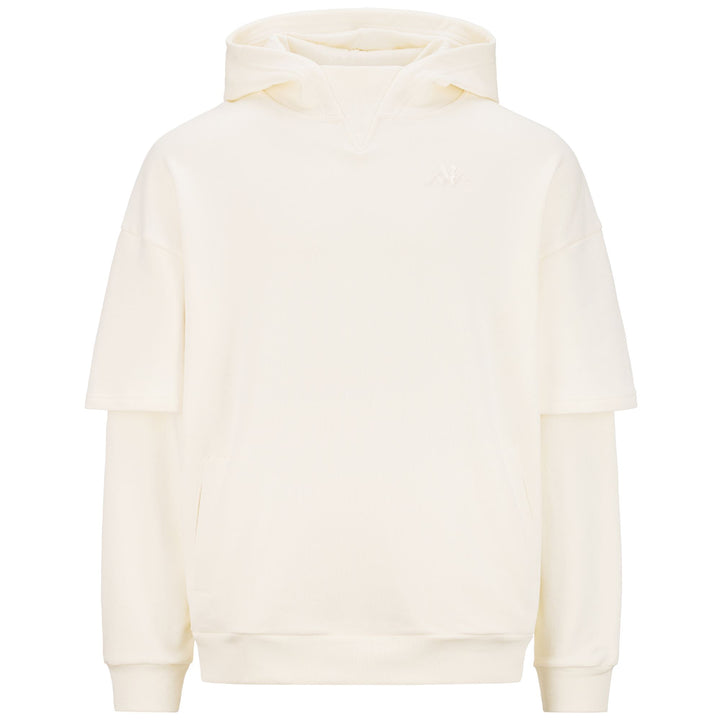 Fleece Man AUTHENTIC PREMIUM PIZOR Jumper WHITE WHISPER - PINK EGGNOG Photo (jpg Rgb)			