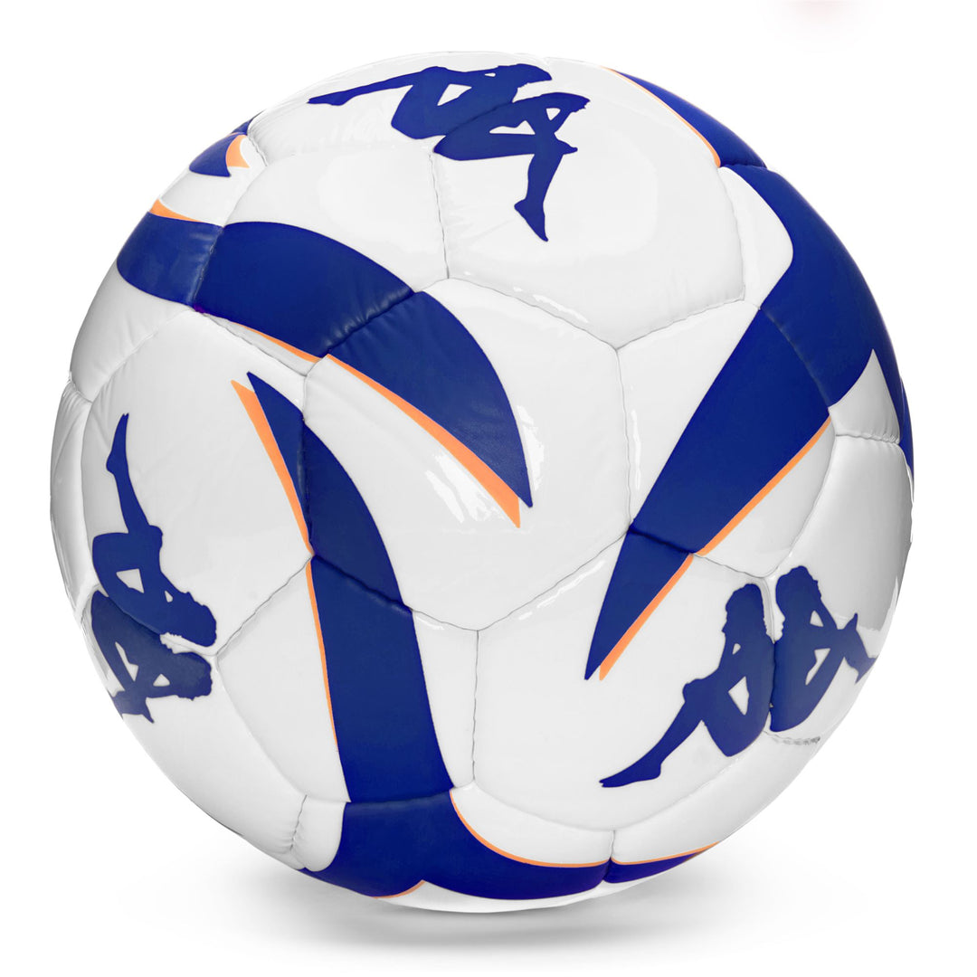 Balls Unisex PLAYER 20.3C 32 Panels WHITE-BLUE ROYAL-ORANGE MARIGOLD Dressed Front (jpg Rgb)	