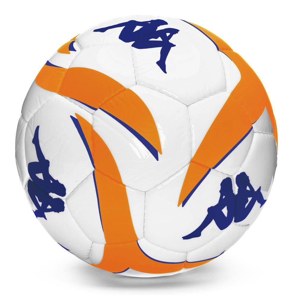 Balls Unisex PLAYER 20.3C 32 Panels WHITE-ORANGE MARIGOLD-BLUE ROYAL Dressed Front (jpg Rgb)	