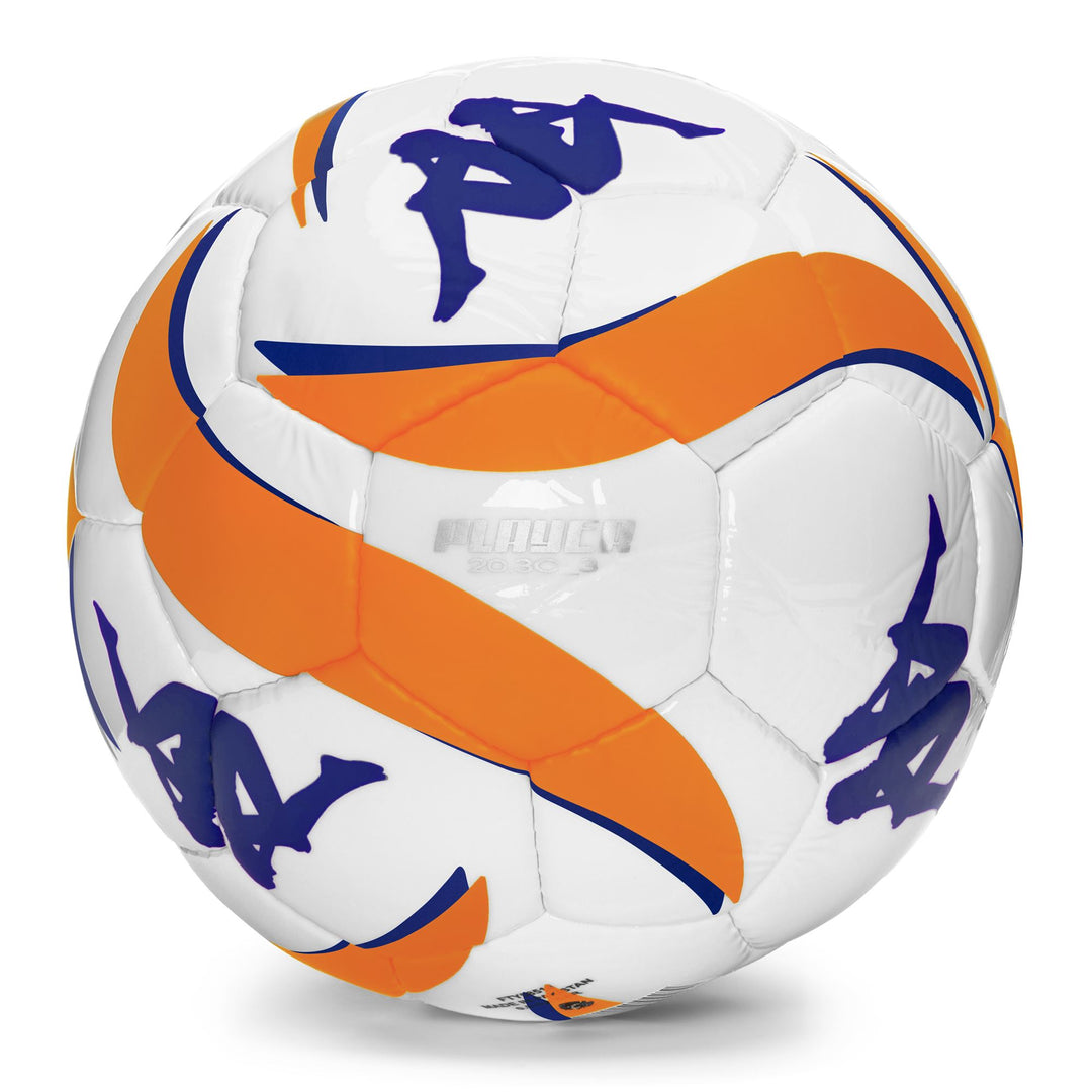 Balls Unisex PLAYER 20.3C 32 Panels WHITE-ORANGE MARIGOLD-BLUE ROYAL Photo (jpg Rgb)			