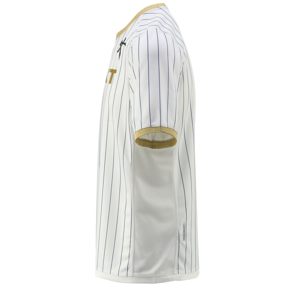 Active Jerseys Man KOMBAT 2024 KALLITHEA Shirt WHITE-BLUE PRINT-YELLOW GOLD RICH Dressed Front (jpg Rgb)	