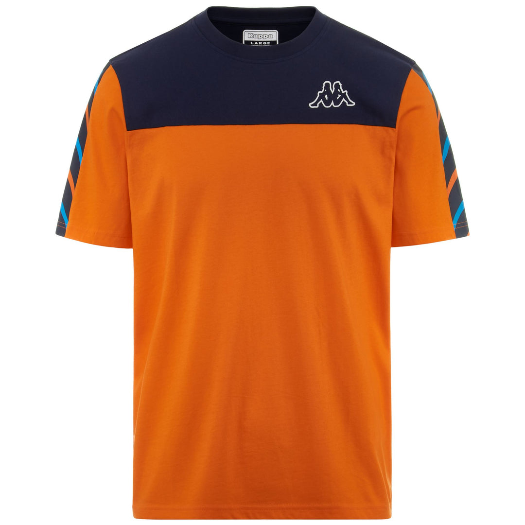 T-ShirtsTop Man LOGO FUFEL T-Shirt ORANGE POPSICLE - BLUE MARINE Photo (jpg Rgb)			