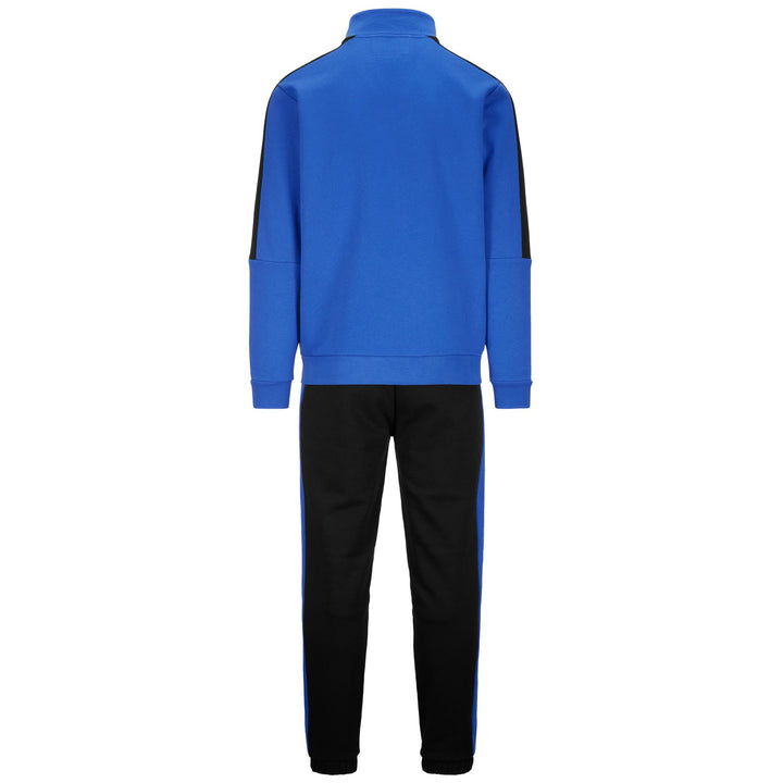 Sport Suits Man LOGO FALEC TRACKSUIT BLUE ROYAL - BLACK Dressed Side (jpg Rgb)		