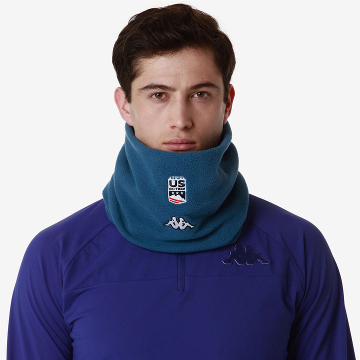 Scarves Unisex COLD US SCARF BLUE DEEP WATER Detail (jpg Rgb)			