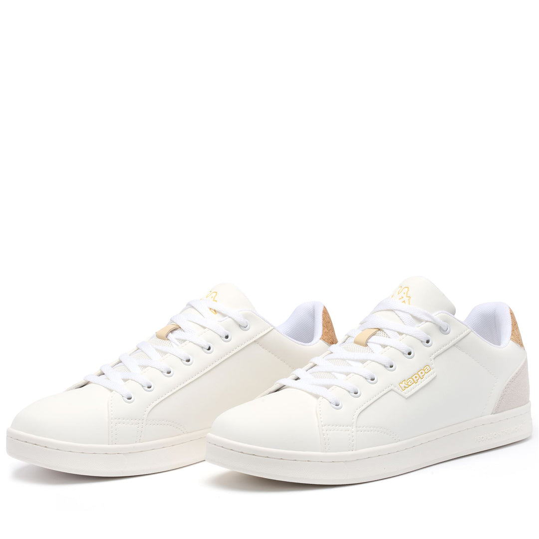 Sneakers Unisex LOGO TANGO 2 Low Heel WHITE-BEIGE Detail (jpg Rgb)			