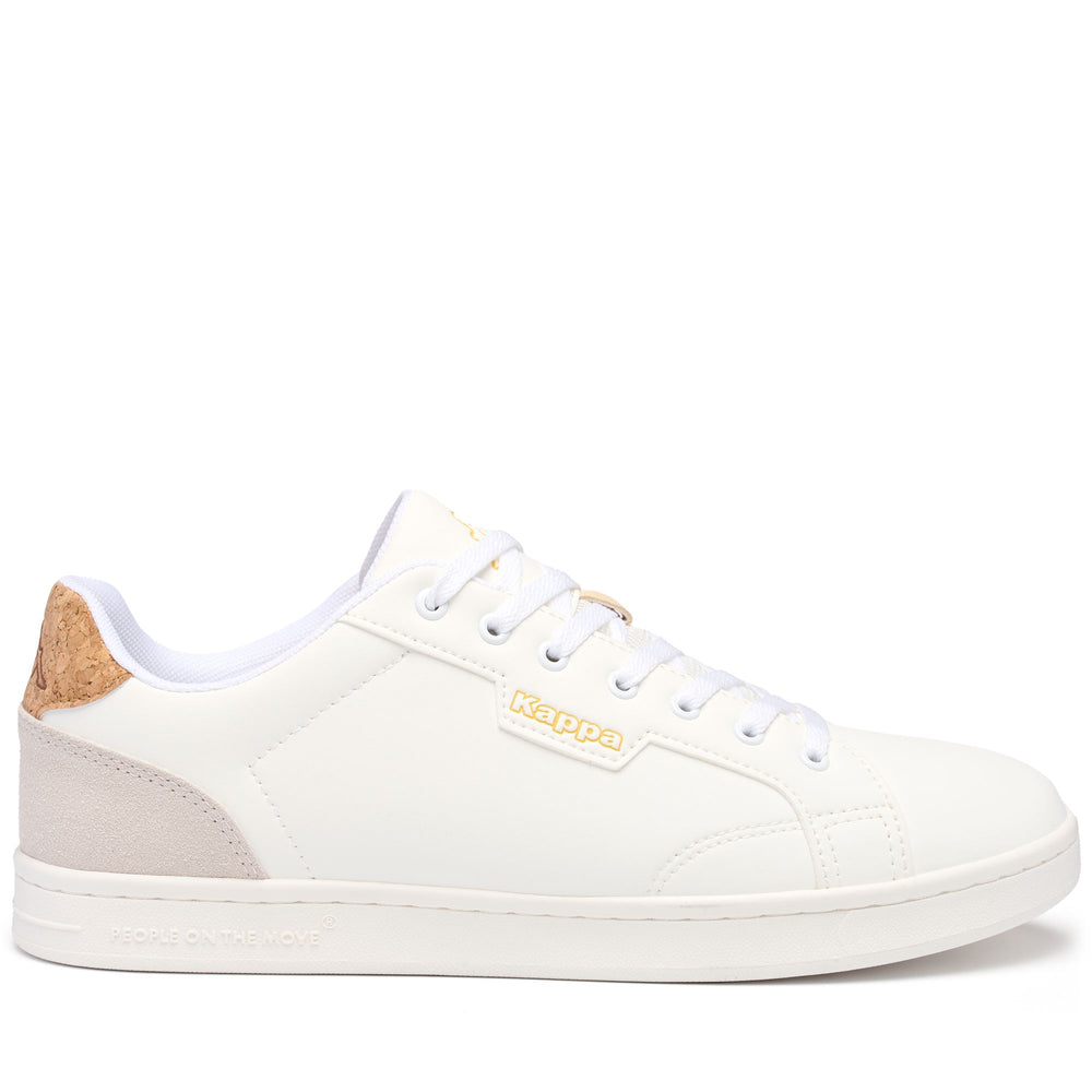 Sneakers Unisex LOGO TANGO 2 Low Heel WHITE-BEIGE Photo (jpg Rgb)			