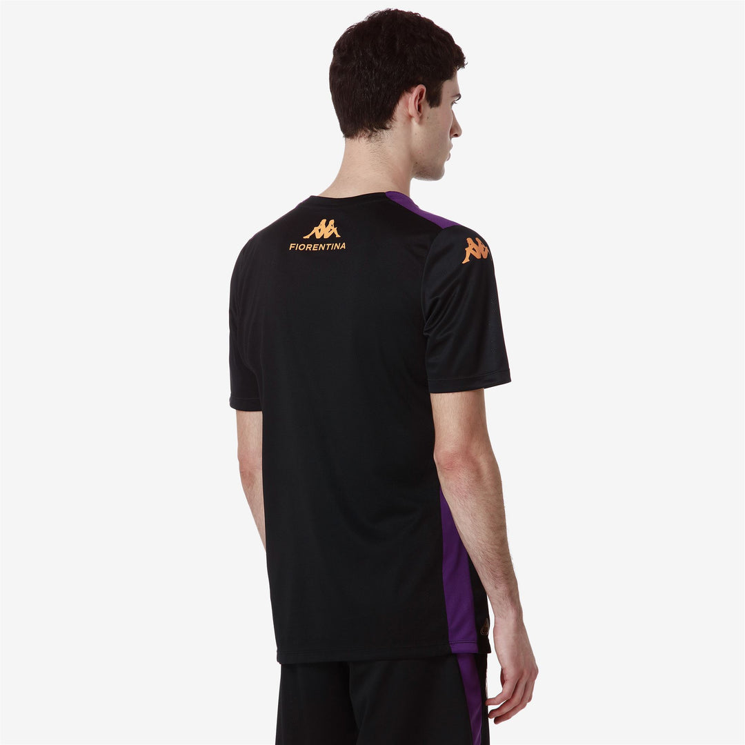 Active Jerseys Man ABOU PRO 8 FIORENTINA Shirt BLACK-VIOLET INDIGO SPONSOR Detail Double				