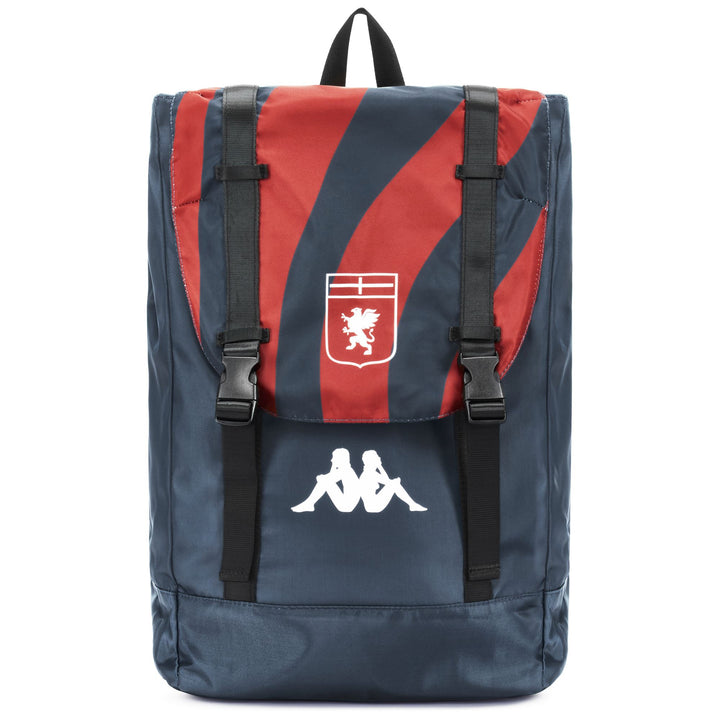 Bags Unisex ARECKO GENOA Backpack BLUE DK-RED Photo (jpg Rgb)			