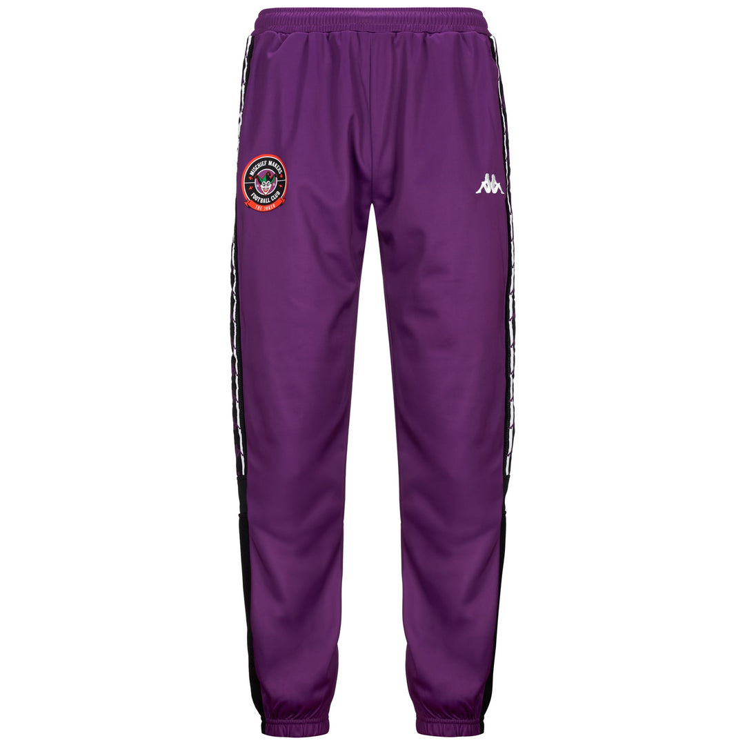 Pants Man AUTHENTIC JAYEN WARNER BROS Sport Trousers VIOLET GRAPE - BLACK Photo (jpg Rgb)			