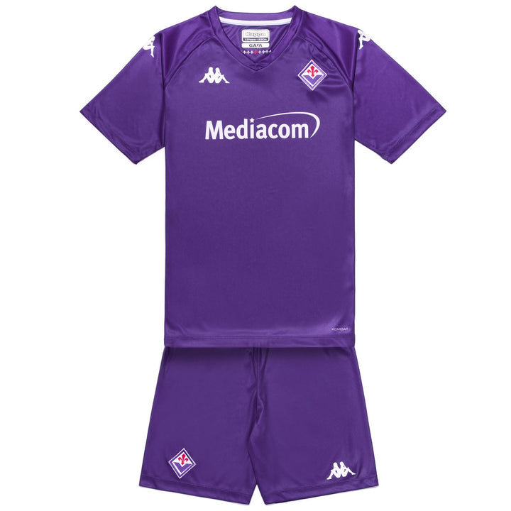 SETS Boy KOMBAT KIT 2025 FIORENTINA Shorts / T-Shirt VIOLET INDIGO Photo (jpg Rgb)			