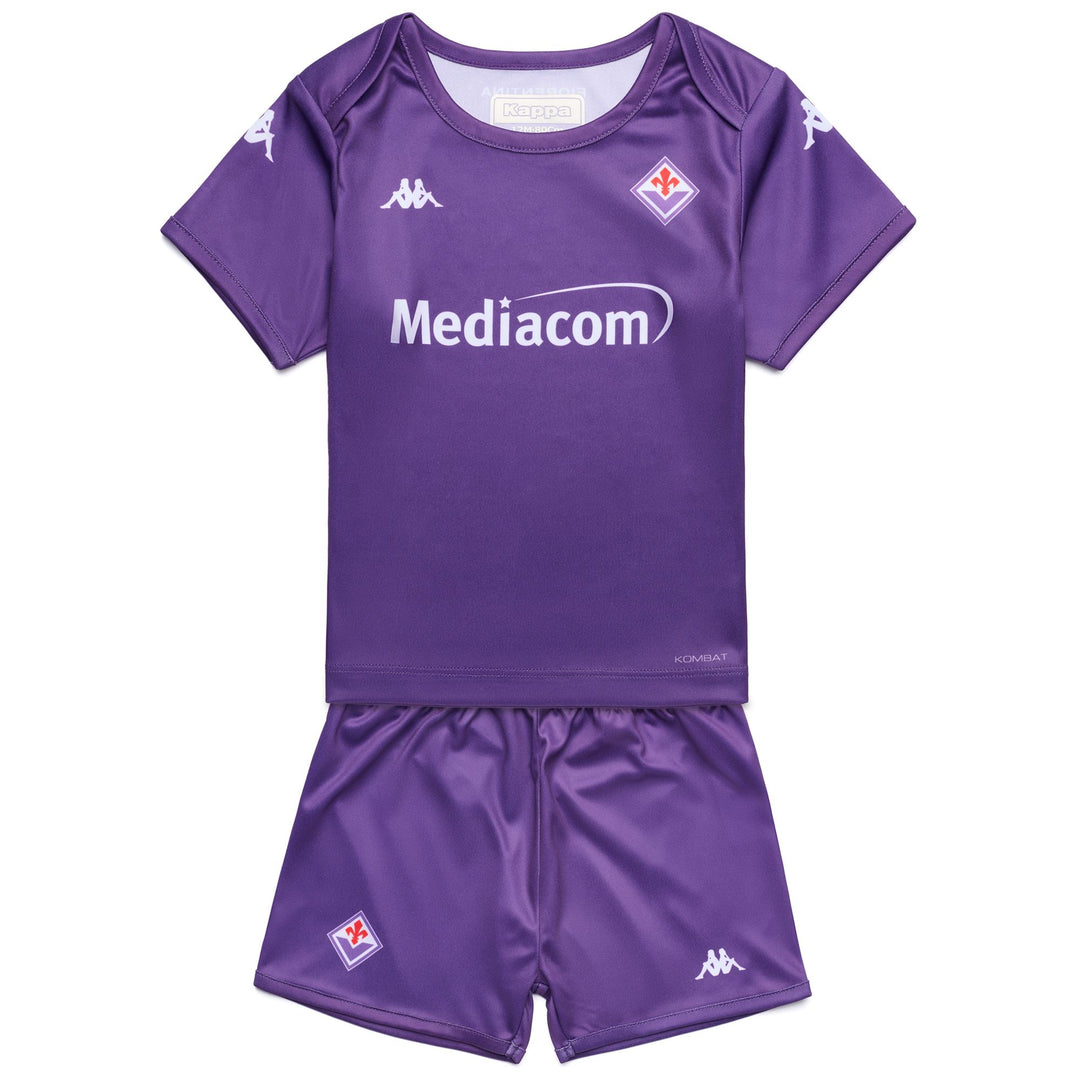 SETS Kid unisex KOMBAT BABY KIT 2025 FIORENTINA Shorts / T-Shirt VIOLET INDIGO Photo (jpg Rgb)			