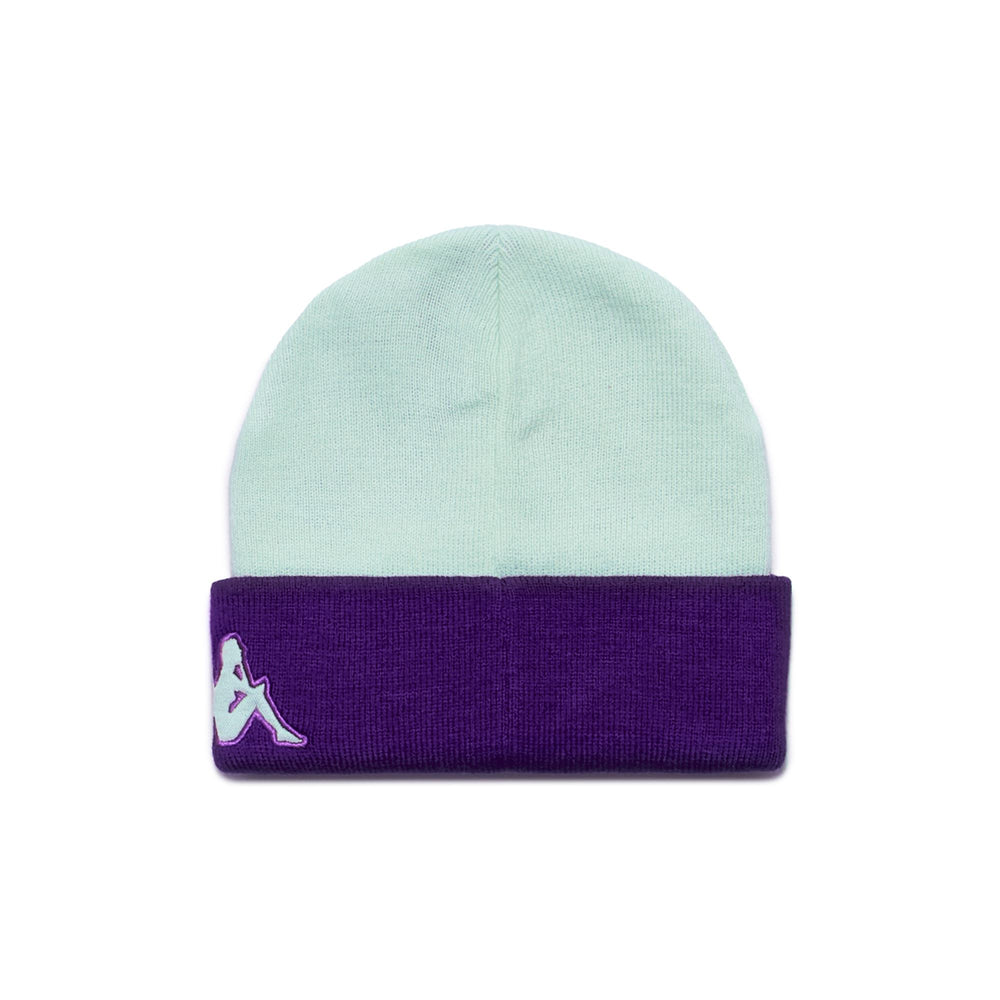 Headwear Unisex AFFY FIORENTINA Hat GREEN WATER-VIOLET INDIGO Dressed Front (jpg Rgb)	