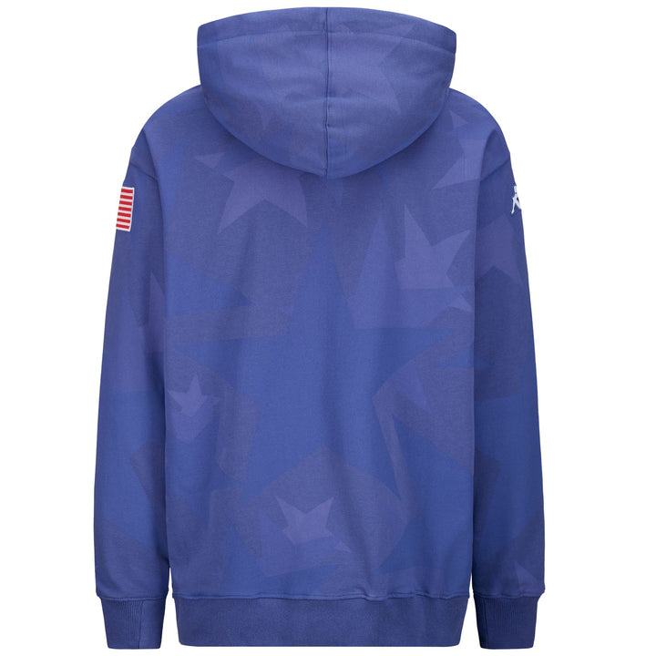 Fleece Unisex SUPPORTER UTAWI RACEA US Jumper BLUE FIORD Dressed Side (jpg Rgb)		