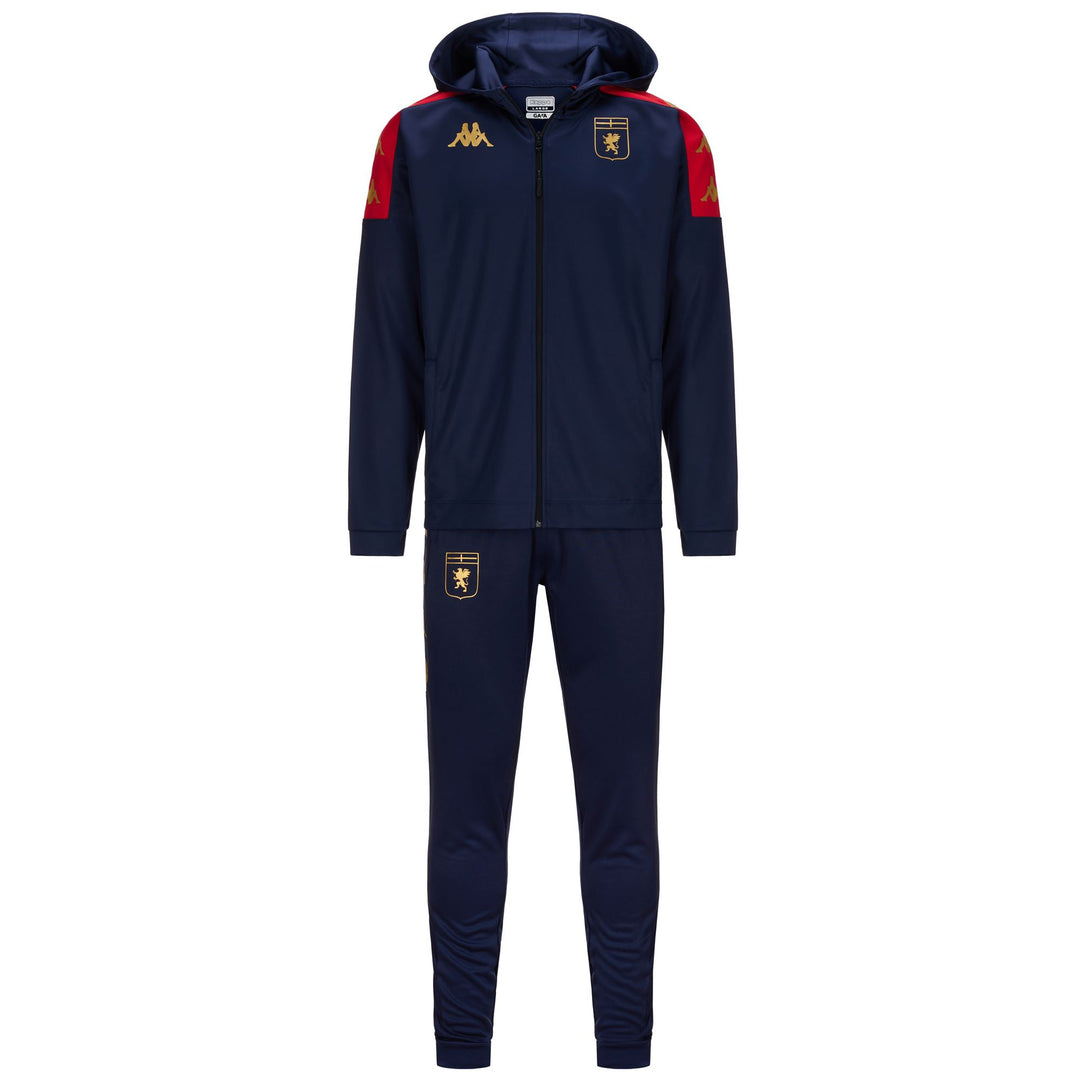 Sport Suits Man ALFRINS GENOA TRACKSUIT BLUE MARINE-RED Photo (jpg Rgb)			