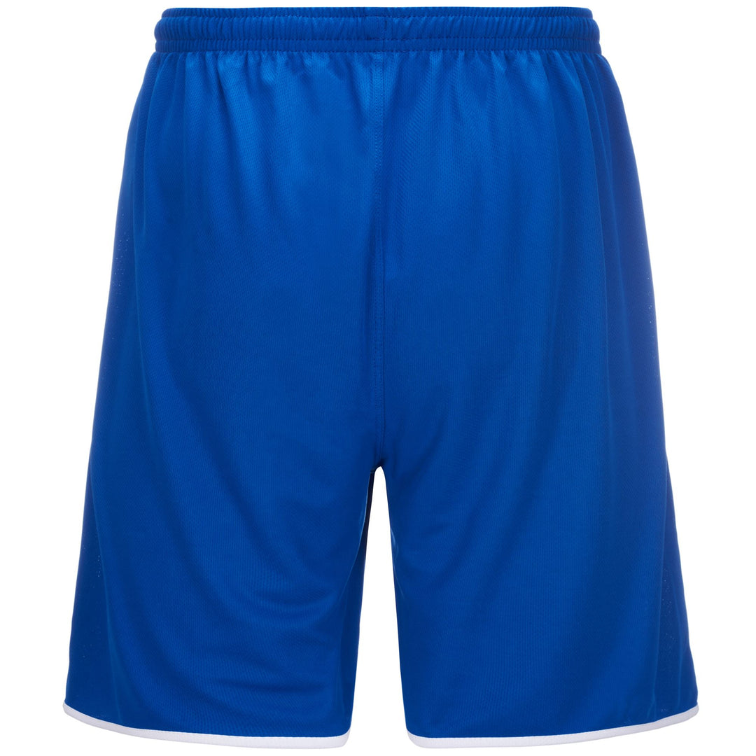 Shorts Man KAPPA4BASKET DUMPO Sport Shorts BLUE SAPPHIRE-WHITE Dressed Side (jpg Rgb)		