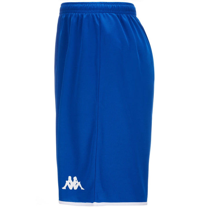 Shorts Man KAPPA4BASKET DUMPO Sport Shorts BLUE SAPPHIRE-WHITE Dressed Front (jpg Rgb)	