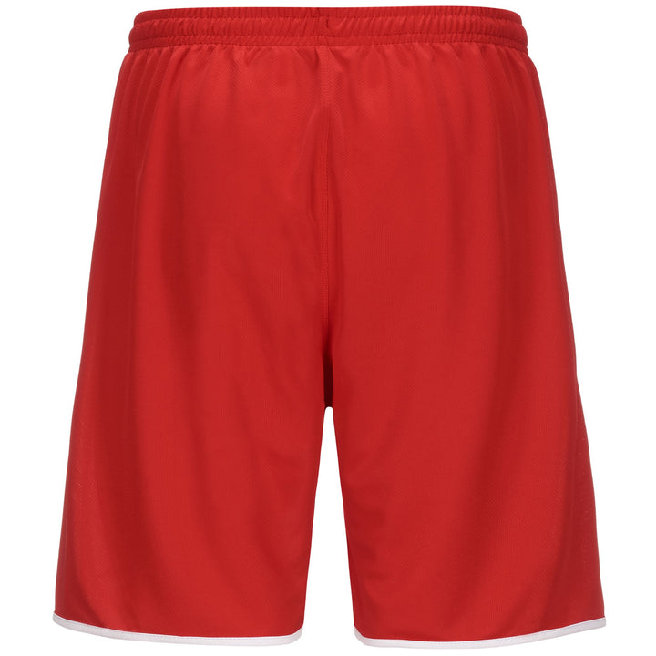 Shorts Man KAPPA4BASKET DUMPO Sport Shorts RED-WHITE Dressed Side (jpg Rgb)		