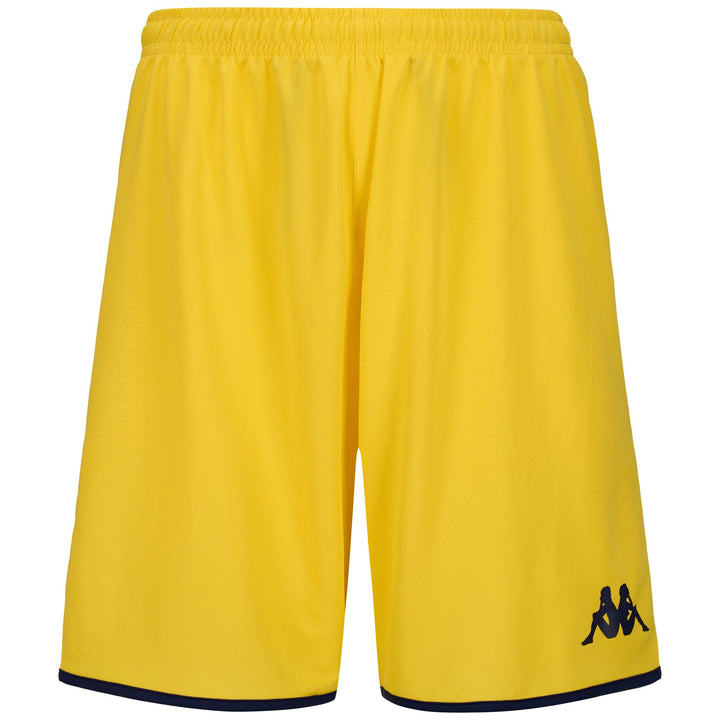 Shorts Man KAPPA4BASKET DUMPO Sport Shorts YELLOW-BLUE MARINE Photo (jpg Rgb)			