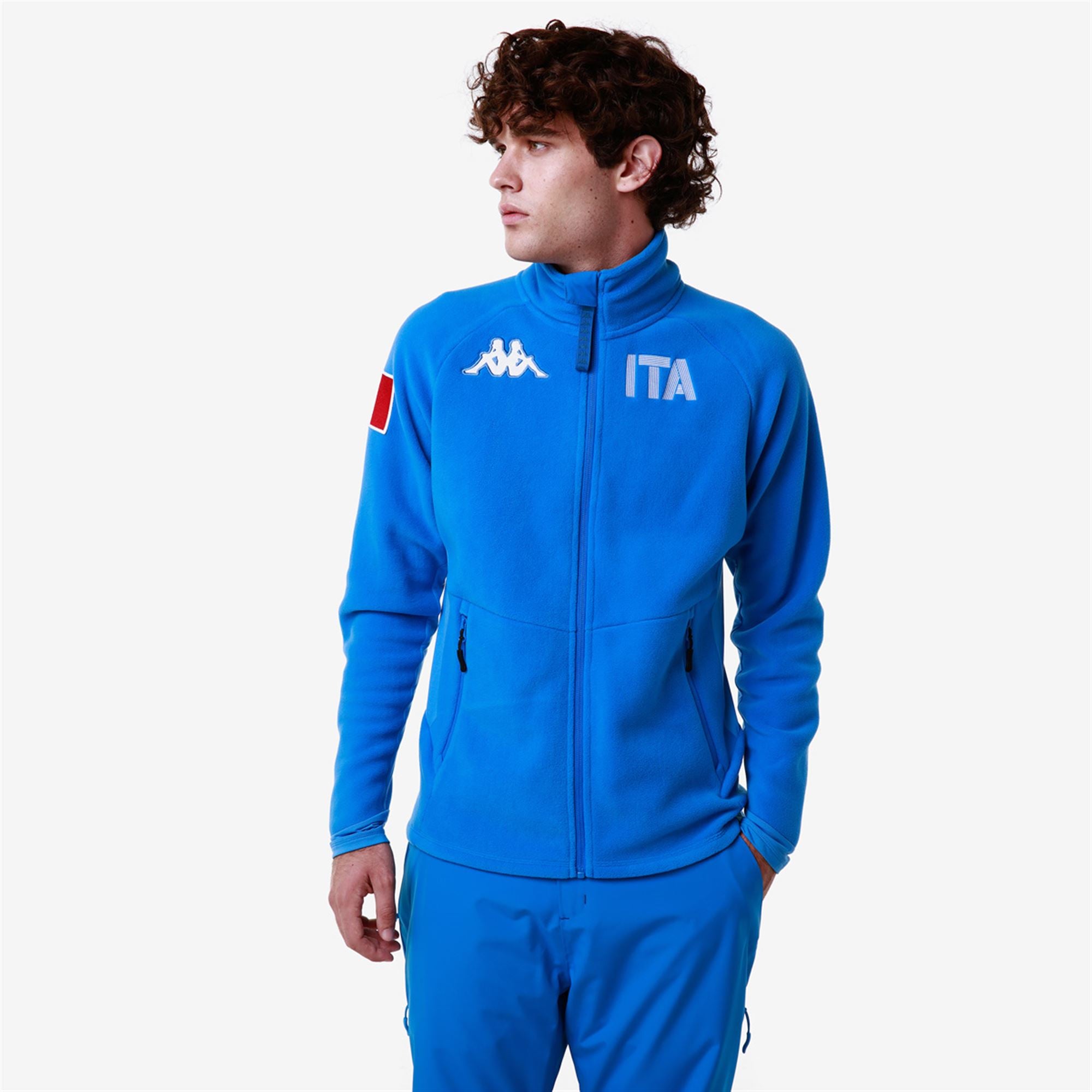 6CENTO 687N ITA - Fleece - Jacket - Man - BLUE BRILLIANT