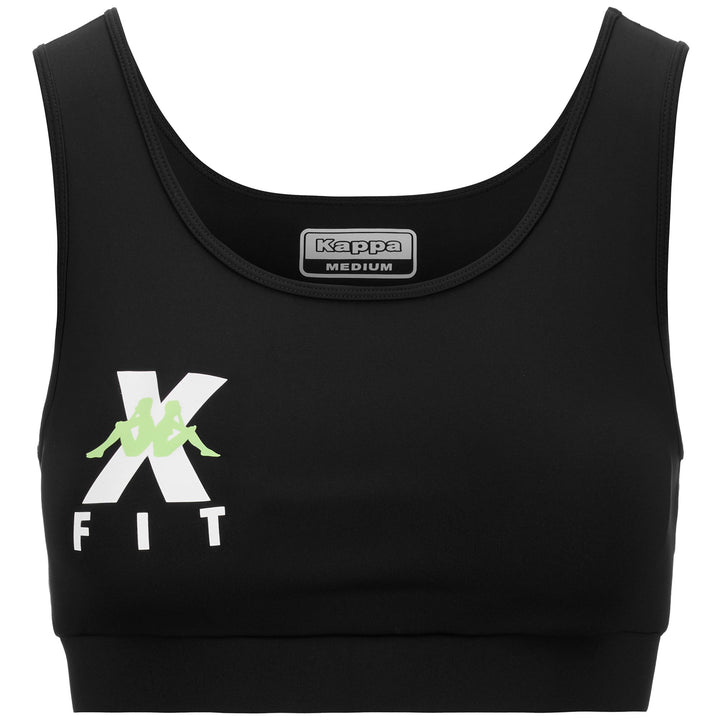 Active Jerseys Woman KOMBAT WKT ETILEA Top BLACK - GREEN PARADISE Photo (jpg Rgb)			