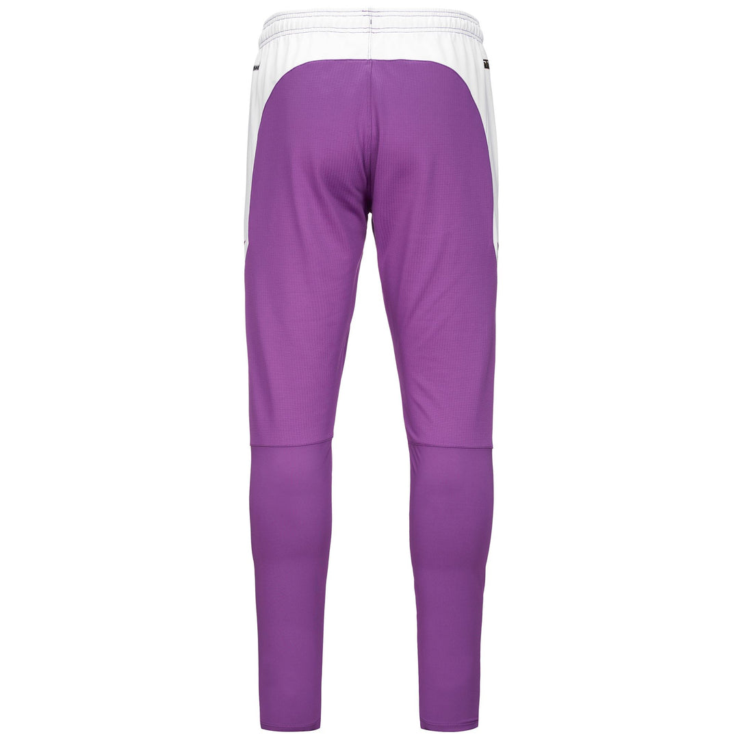 Pants Man ABUNSZIP PRO 7 VALLADOLID Sport Trousers BRIGHT VIOLET - WHITE Dressed Side (jpg Rgb)		