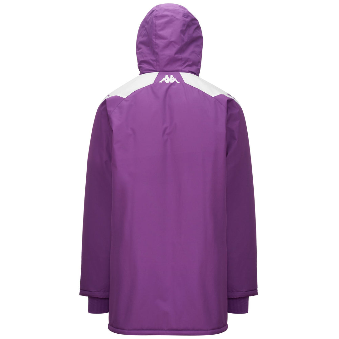 Jackets Man ARMINZIP PRO 7 VALLADOLID Long BRIGHT VIOLET - WHITE Dressed Side (jpg Rgb)		