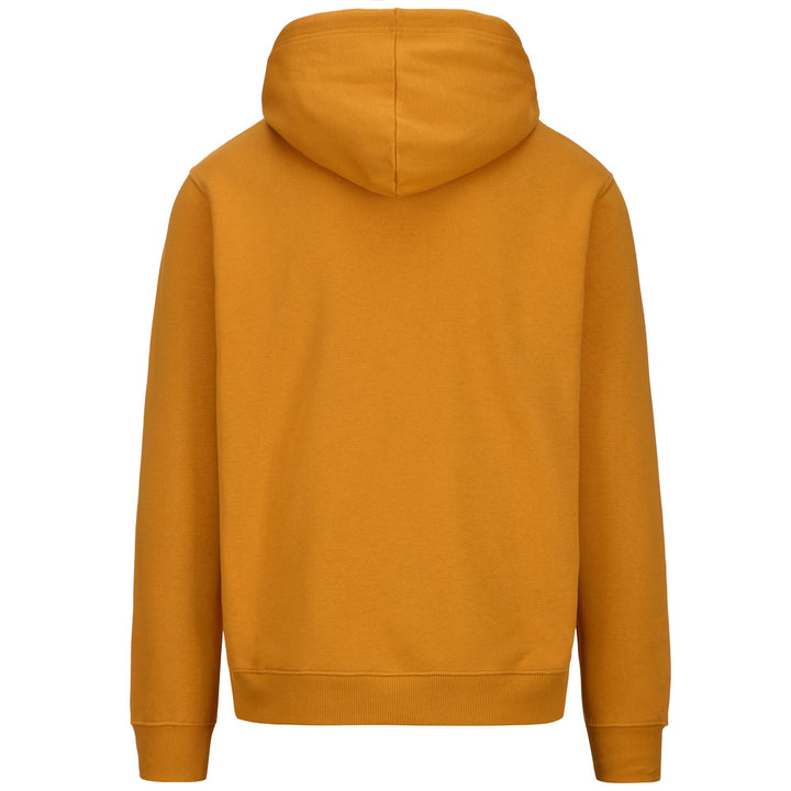 Fleece Man AUTHENTIC MALMO 3 Jumper YELLOW CAMEL-WHITE MILK Dressed Side (jpg Rgb)		