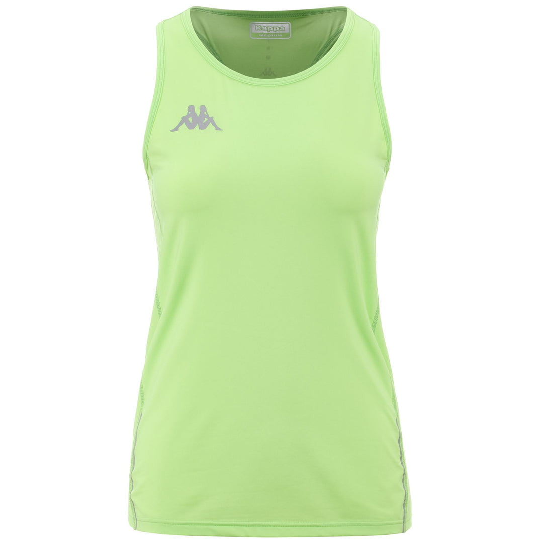 T-ShirtsTop Woman KOMBAT RUN FINES Tank GREEN PARADISE Photo (jpg Rgb)			