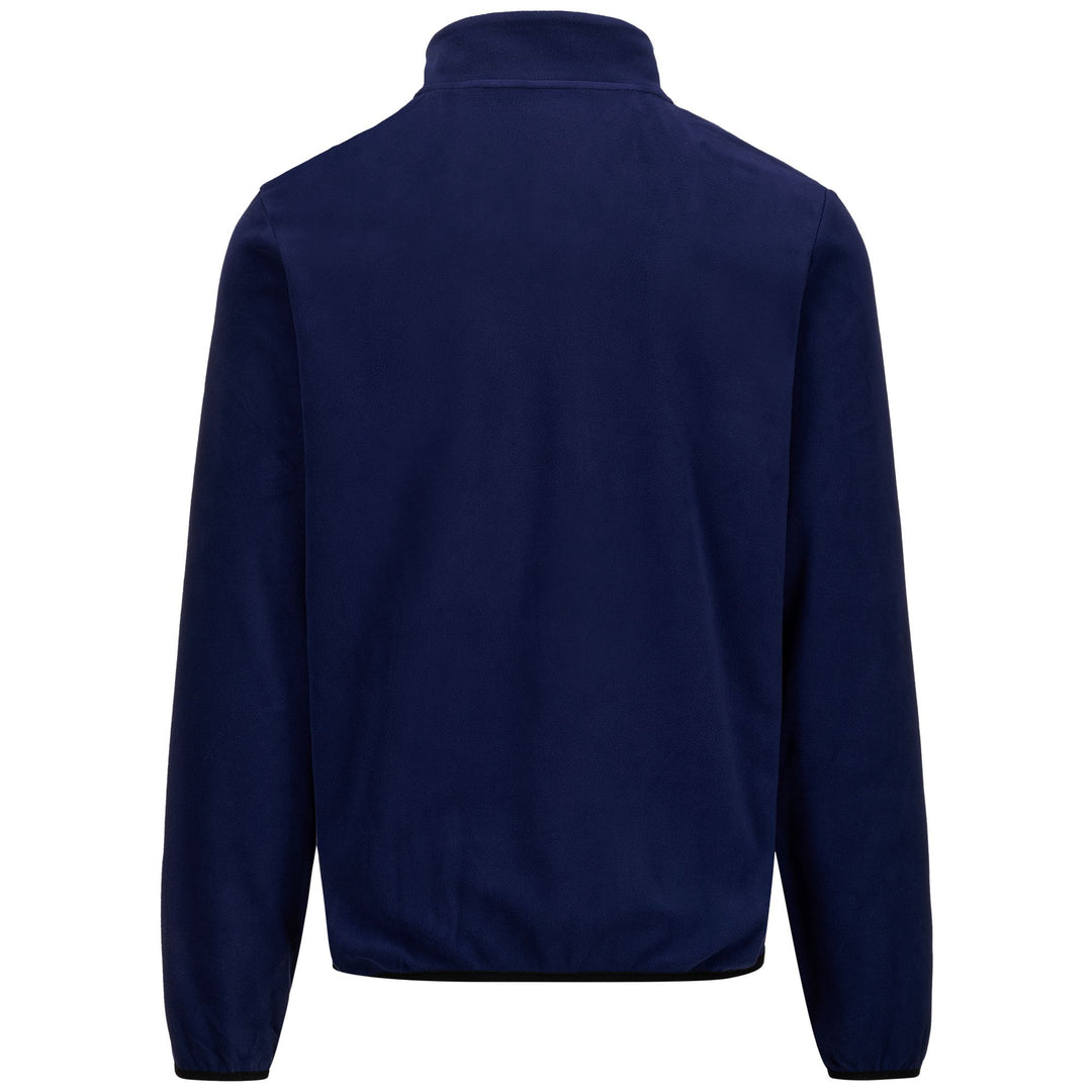 Fleece Man LOGO SAURION SLIM Jacket BLUE MARITIME Dressed Side (jpg Rgb)		