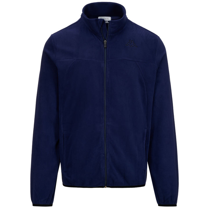 Fleece Man LOGO SAURION SLIM Jacket BLUE MARITIME Photo (jpg Rgb)			