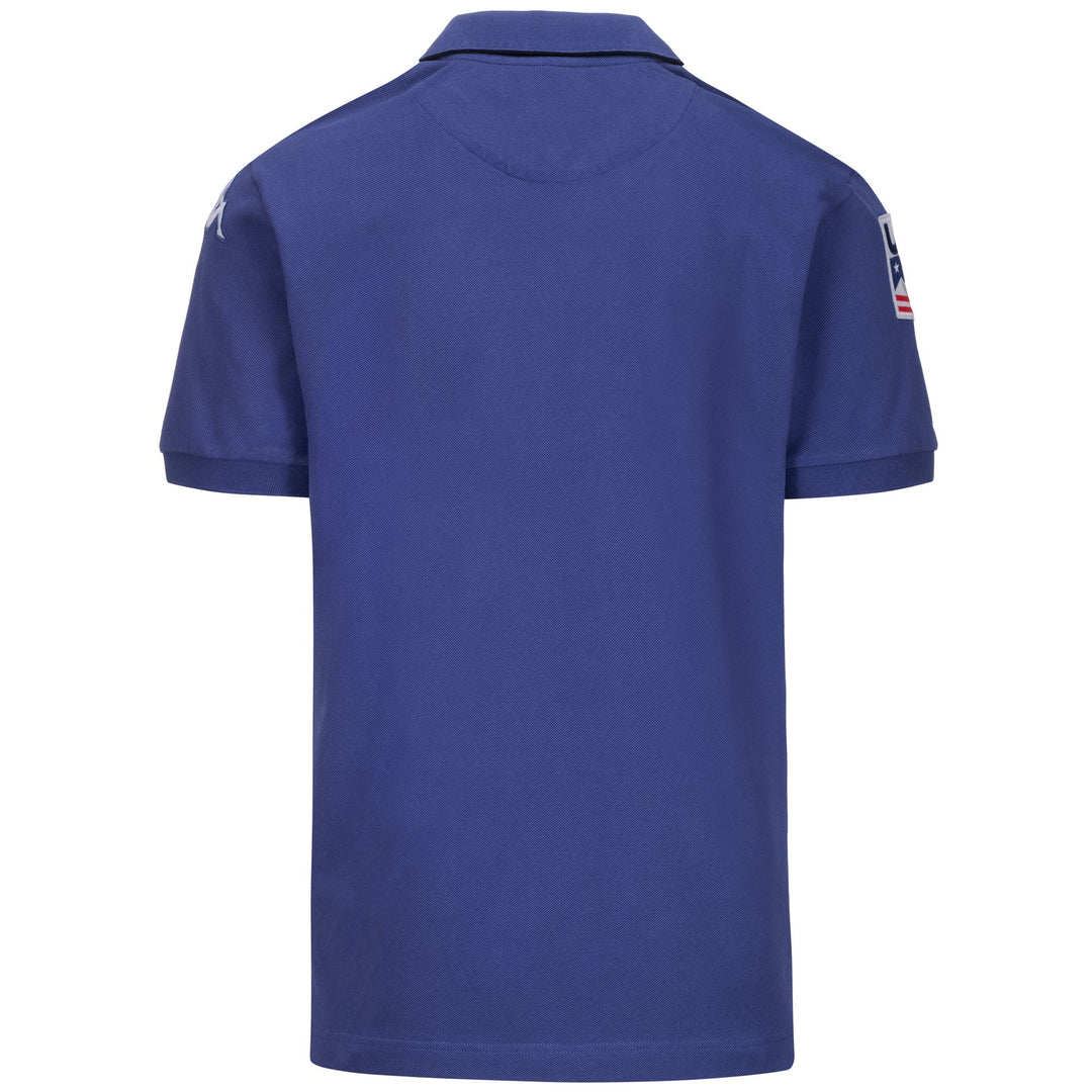 Polo Shirts Unisex EROI POLO USA US Polo BLUE FIORD Dressed Side (jpg Rgb)		