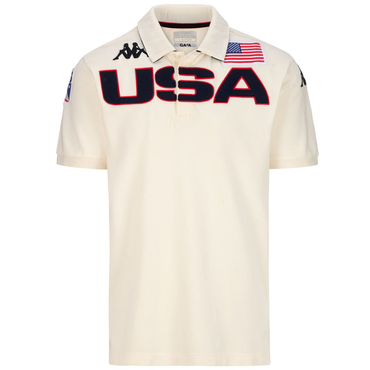 Polo Shirts Unisex EROI POLO USA US Polo WHITE COCONUT Photo (jpg Rgb)			