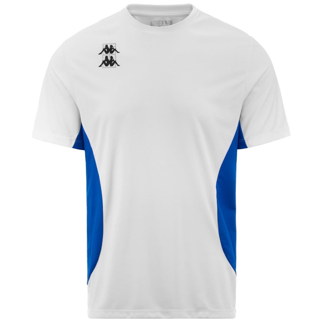 Active Jerseys Man KOMBAT PADEL FOS Shirt WHITE - BLUE ROYAL Photo (jpg Rgb)			