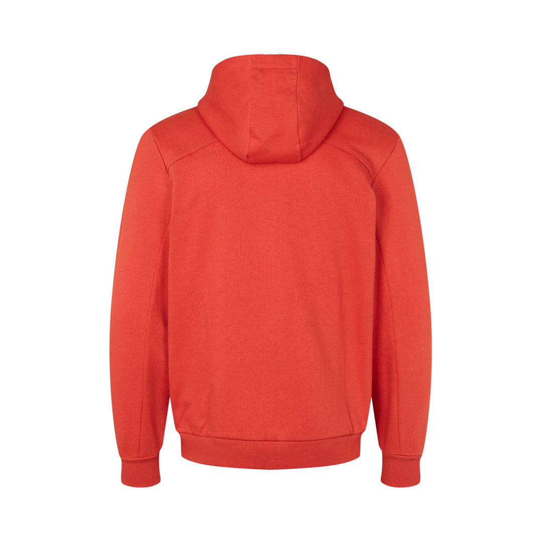 Fleece Man LOGO FIRTI Jacket RED CRETA Dressed Back (jpg Rgb)		