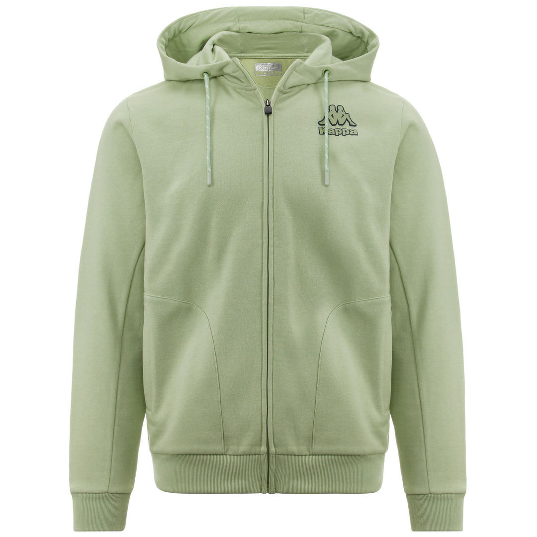 Fleece Man LOGO FIRTI Jacket GREEN SAGE Photo (jpg Rgb)			